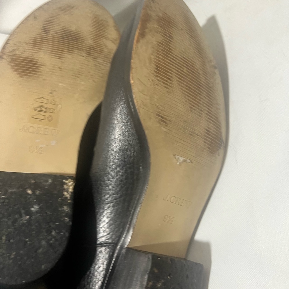 J.Crew Black Leather Loafers - Picture 7 of 9